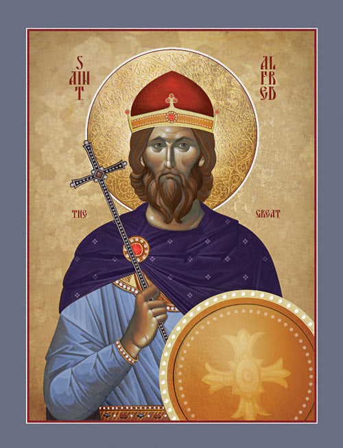 St. Alfred the Great Icon