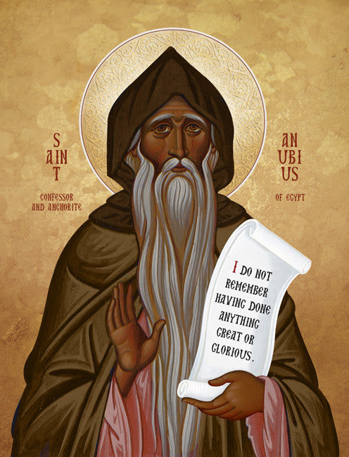 St. Anubius, Confessor & Anchorite of Egypt - Icon Sponsorship