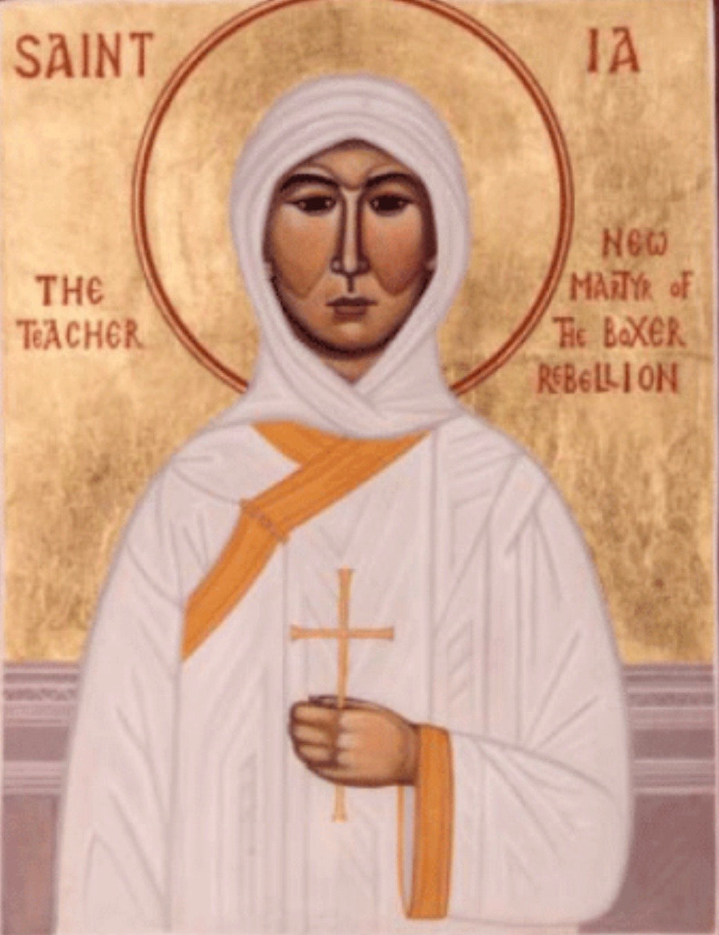 St. Ia the Teacher, New Martyr of the Boxer Rebellion Icon