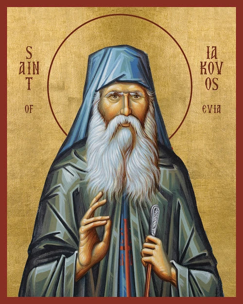 St. Iakovos of Evia Icon