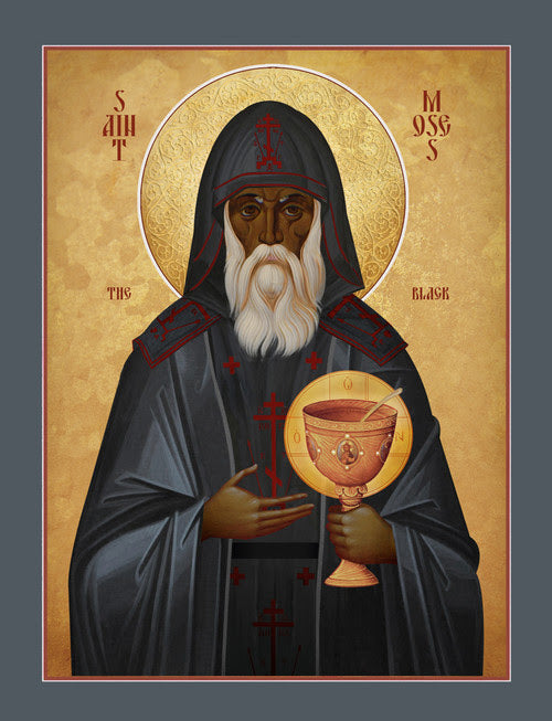 St. Moses the Black Icon